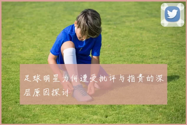 足球明星为何遭受批评与指责的深层原因探讨