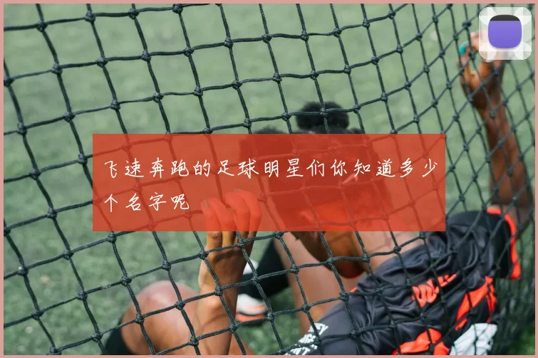 飞速奔跑的足球明星们你知道多少个名字呢
